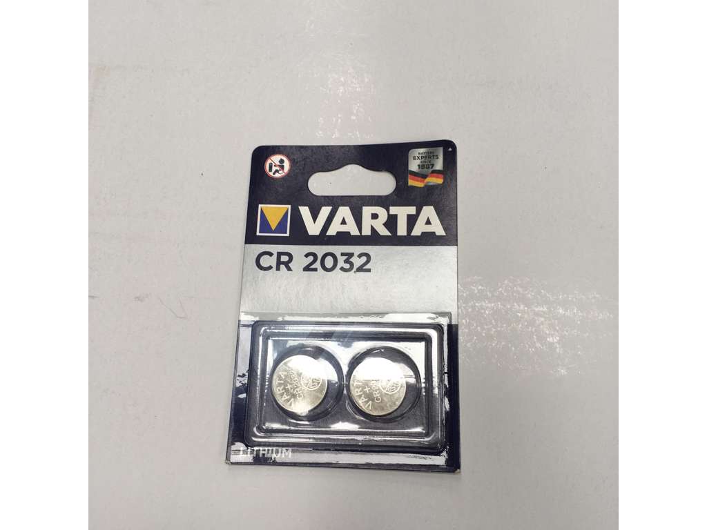Batteri rund,CR2032 3V (knap) pk. 2.stk
