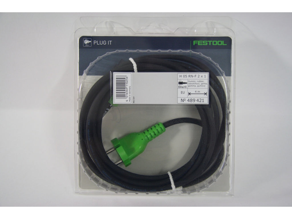 Plug-it-kabel, Sort 4 mt 1 stk.