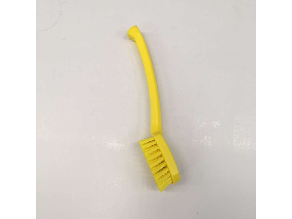 Vaskebørste gul m/gule børster