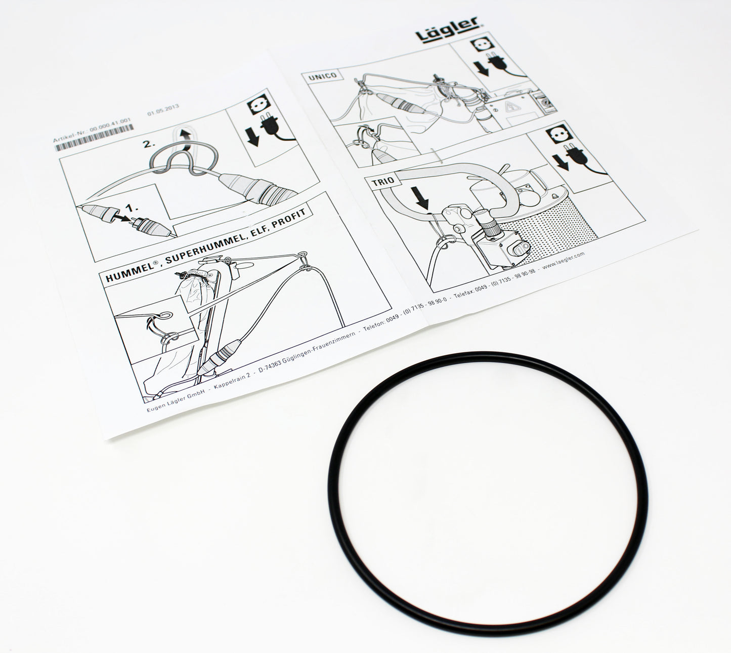 12/h2 gummi-ring f. ledning