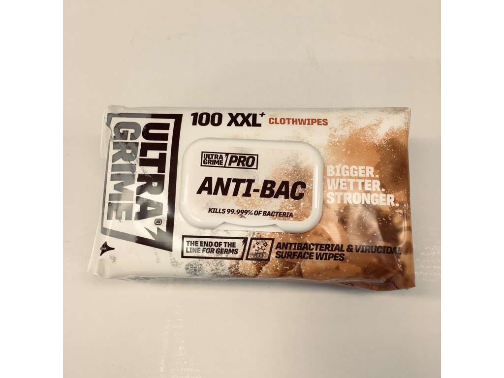 UniWipe Antibakterie Wipes GUL