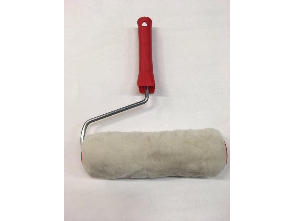 skaft rød m.Lak/malerrul. 25cm
