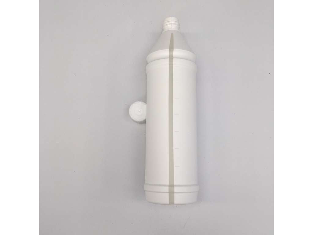 Plastflaske incl.kapsel 1 L