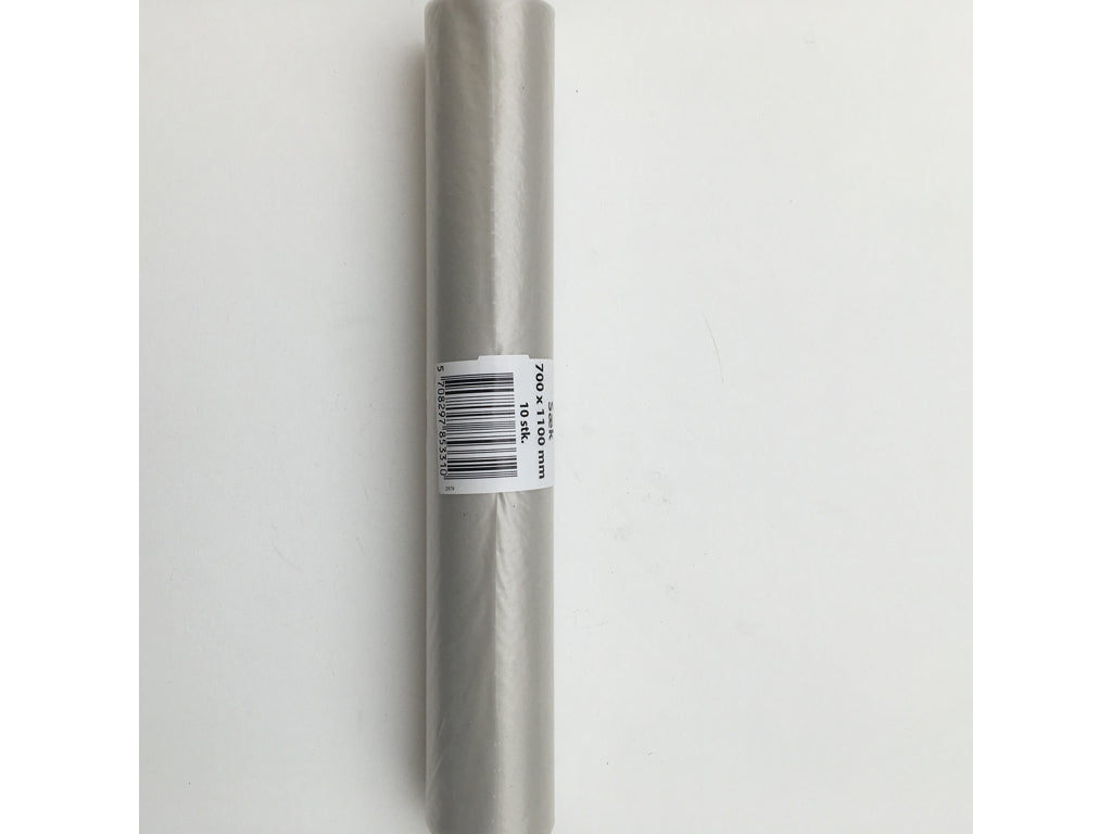 Klar plastsæk 10 stk 60my