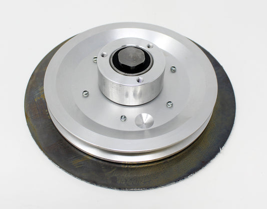 7/e2  slibeskive m.remhjul+leje & axel