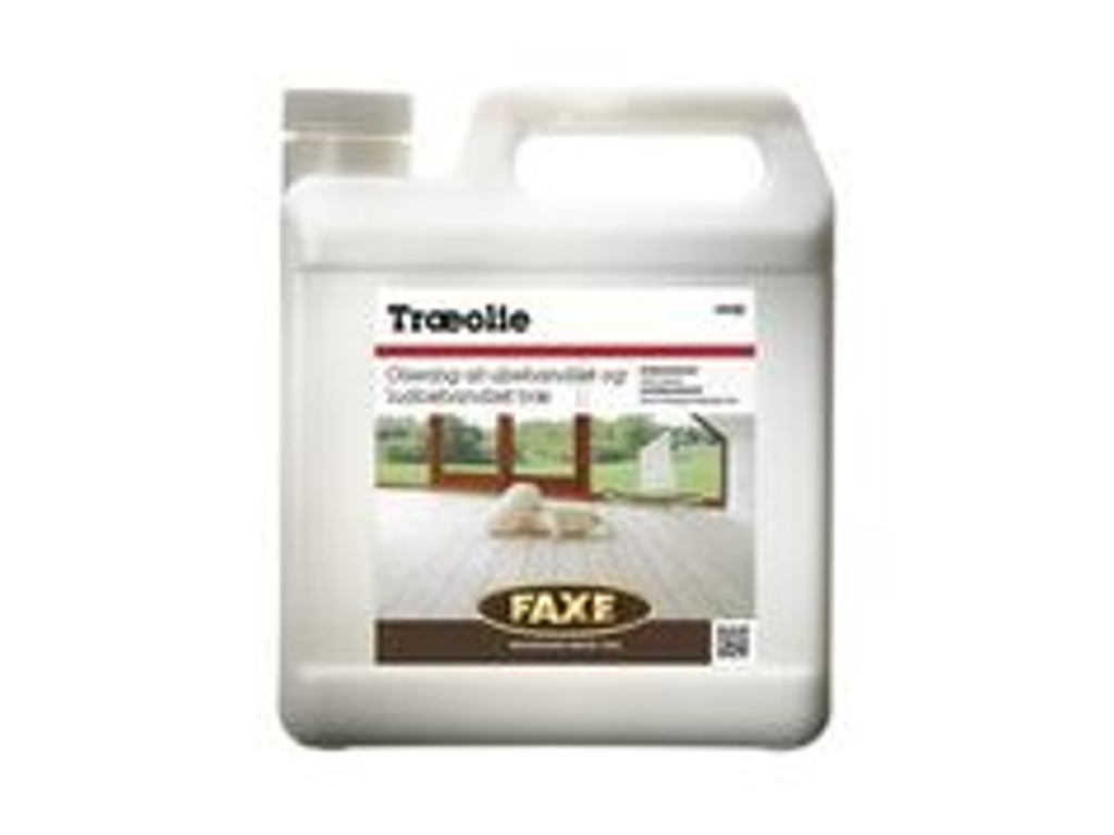 Faxe Træolie Hvid     5 L