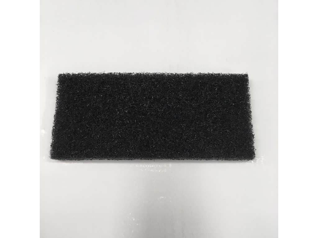 Sort pad 120x250mm   1 stk