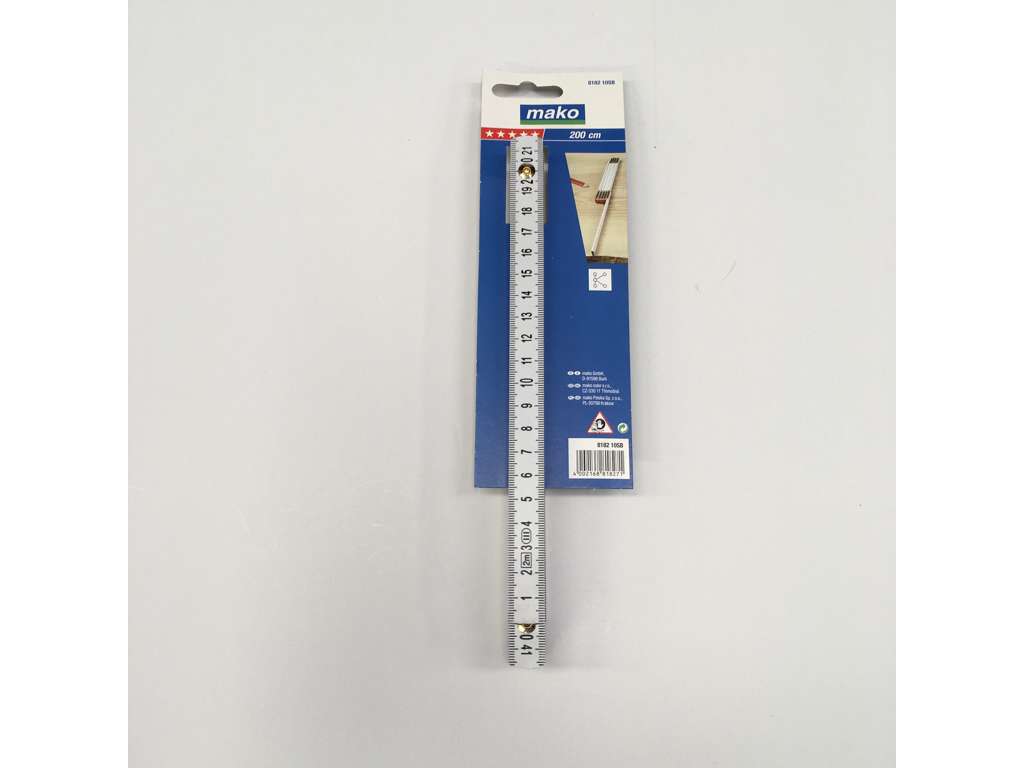 Tommestok, plast (MAKO)