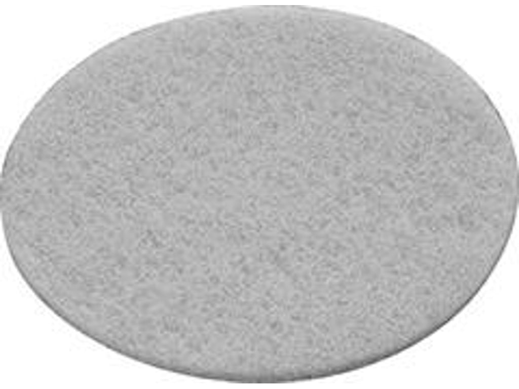 Hvid 150mm poler pad 1 stk