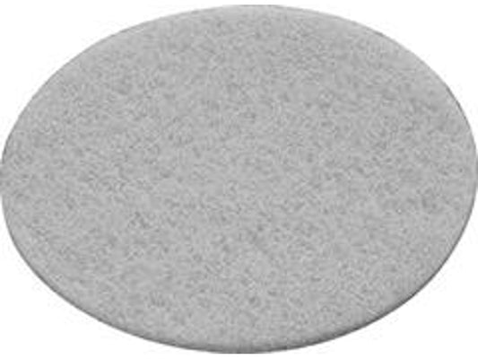 Hvid 150mm poler pad 1 stk