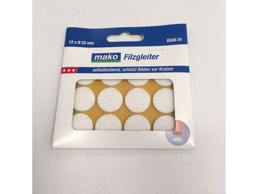 Filtpuder Mako 22mm 12 stk