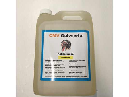 Kokossæbe Natur m/citrus  5 ltr.