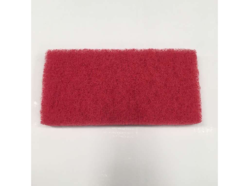 Rød pad 120x250mm   1 stk