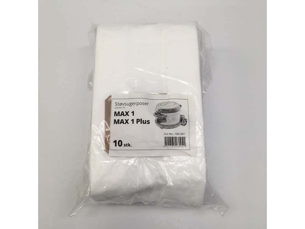 Støvs.pose "MICRO" MAX 1 - 10 stk.