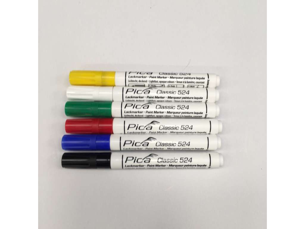 Rød  industri tusch,2-4 mm