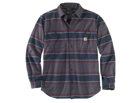 Flannel skjorte Beige/blå (malt) L