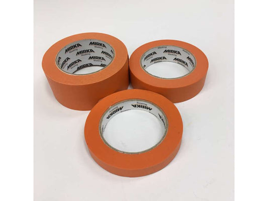 Orange/rød UV Tape Mirka 48 mm