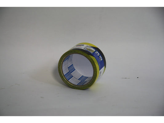 Fare-tape GUL/SORT  60mmx33m