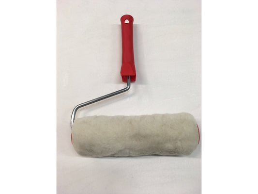 skaft rød m.Lak/malerrul. 25cm