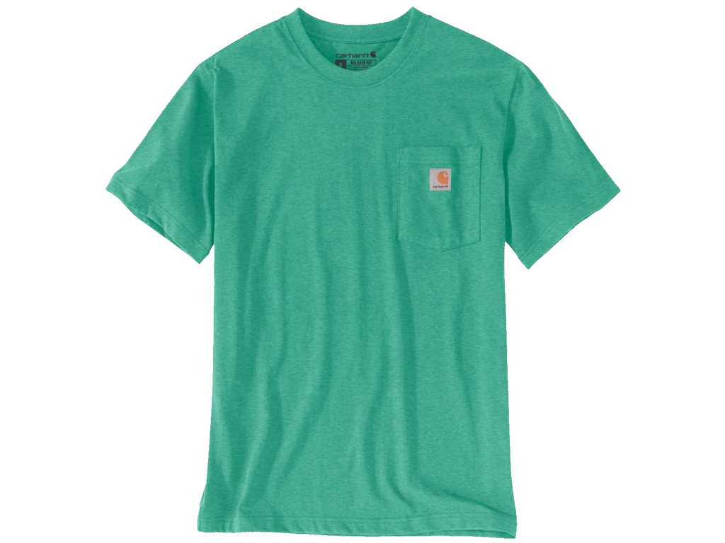 Carhartt - T-shirt m/lomme K87 GRØN L