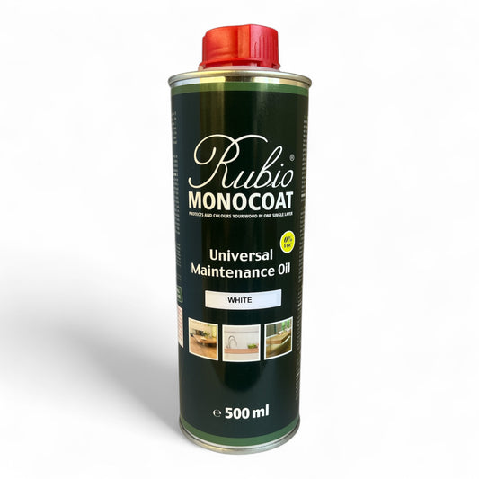 Rubio Monocoat Maintenance Oil 0,5L HVID (plejeolie)