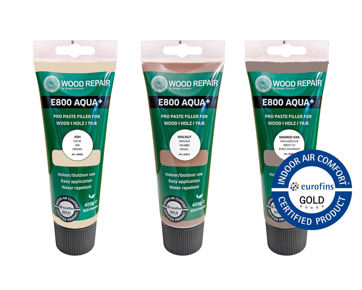 Wood Repair WM E800 Aqua+ 400g SORT